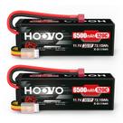Bateria Lipo HOOVO 3S 11.1V 6500mAh 120C com conector Deans T (x2)