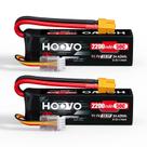 Bateria Lipo HOOVO 3S 11,1V 2200mAh 50C com Conector XT60 (x2)