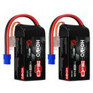 Bateria Lipo HOOVO 3S 11,1V 2200mAh 80C com Conector EC3 - Pacote com 2