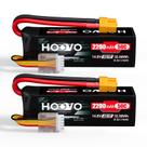 Bateria Lipo HOOVO 4S 14,8V 2200mAh 50C com conector XT60 (2x) Bateria Lipo HOOVO 4S 14,8V 2200mAh 50C com conector XT60 (2x)