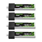 Bateria LiPo OVONIC 1S 450mAh 3,8V 100C com Conector BT2.0