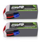 Bateria LiPo OVONIC 6000mAh 22,2 V 120 C com conector EC5 (pacote com 2)