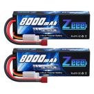 Bateria Lipo Zeee 2S 8000mAh 7,4V 100C com plugue T para carro RC