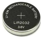 Bateria Lir2032 Recarregável Li-on 3,6v Lithium Lir 2032