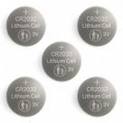 Bateria Lithium Botão CR2032 Alcalina Cartela Com 5 Unidades