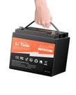 Bateria Litime 12V 50Ah LiFePO4 de Ciclo Profundo para RV, 5,3 kg