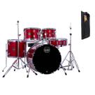 Bateria Mapex Comet Vermelho 5 peças instrumento de Percussão