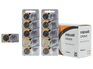 Bateria Maxell Cr2025 Prateada Cartela C/ 5 Unidades