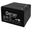 Bateria Mighty Max Battery ML7-12 12V 7.2AH SLA, pacote com 2
