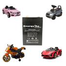 Bateria mini carro moto elétrica 6v 4a