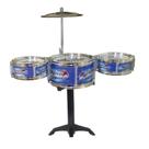 Bateria mini musical rf687 toy mix - azul