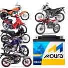 Bateria Moto 5ah Amperes 12V Fan Titan Bros YBR Biz 125 150 160 Moura Original