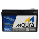 Bateria Moura 12V 7Ah Estacionária VRLA AGM p/ Nobreak, UPS, Alarme, CFTV, Luz de Emergência, Selada