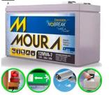 Bateria moura 12v estacionaria nobreak