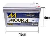 Bateria Moura Selada Estacionária 12v X 7ah Nobreak Alarme