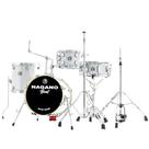 Bateria Nagano Acústica Beat 16 Ferragens Banco Cor SVS Bateria Nagano Acústica Beat 16 Ferragens Banco Cor SVS