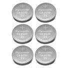 Bateria Panasonic CR2032 3V de Lítio Moeda Pacote com 6