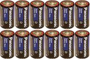 Bateria Panasonic Heavy Duty D Carbono Zinco x12