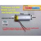 Bateria Para Caneta , Óculos, 3,7v 180mah