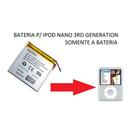 Bateria para Nano Terceira 3rd Generation (4gb/8gb) Ml