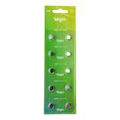 Bateria Para Relógio LR621 Ag1 Blister 5 Cartelas Com 10 Unidades Elgin