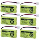 Bateria para Telefone Sem Fio BAOBIAN 2,4V 550mAh NiMH Pacote com 6