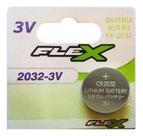 Bateria Pastilha 3v CR2032 Blister c/ 5un - FlexGold
