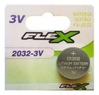 Bateria Pastilha 3v CR2032 Blister c/ 5un - FlexGold