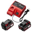 Bateria PercooAir 18V 8,0Ah Kit com 2 unidades e carregador de reposição Bateria PercooAir 18V 8,0Ah Kit com 2 unidades e carregador de reposição