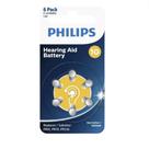Bateria Philips ZA10B6A/59 PR10 - Pilha para Aparelho Auditivo - Cartela com 6 Unidades