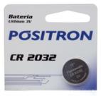 Bateria pilha controle de alarme pósitron cr2032 5 unidades