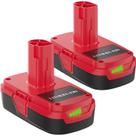 Bateria POWTREE 19,2 V 3500mAh, pacote com 2 unidades de íon de lítio