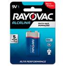 Bateria Rayovac 6LR61 Alcalina 9V Blister com 01 Unidade Bateria Rayovac 6LR61 Alcalina 9V Blister com 01 Unidade