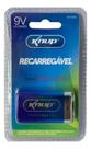 Bateria Recarregável 9v Longa Duração 450mah Pilha Qualidade