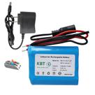 Bateria Recarregável de Íon de Lítio 12V 1200mAh para Carro RC - com Carregador