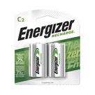Bateria recarregável Energizer C NiMH 1,2 V, pacote com 2