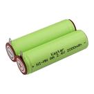 Bateria Recarregável Kastar AA 2,4V 2000mAh NiMH para Aparelhos de Barbear