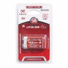 Bateria Recarregável Mox 9v de Lítio ion 450 mAh Alta Duração Microfone Violão Original Rtu MO-9V450