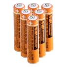 Bateria recarregável Ni-MH AAA 1.2V 700mAh, pacote com 6 unidades
