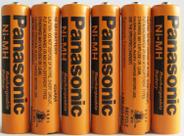 Bateria Recarregável Panasonic HHR-75AAA/B-6 700mAh (x6) Bateria Recarregável Panasonic HHR-75AAA/B-6 700mAh (x6)