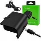 Bateria Recarregável Preta 800mAh e Cabo Carregador USB Compatível com Controle de Xbox One S X