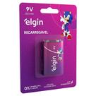 Bateria Recarregável Sonic 9V - Elgin