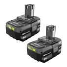 Bateria RYOBI PBP2005 ONE+ 18V 4.0Ah de íon de lítio (pacote com 2)