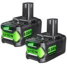 Bateria SANIU P108 18V 8,0Ah de íon-lítio - Kit com 2 unidades