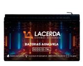 Bateria Selada 12V 7Ah Vrla LACERDA Central Alarme Cerca Elétrica Nobreak e CFTV Bateria Selada 12V 7Ah Vrla LACERDA Central Alarme Cerca Elétrica Nobreak e CFTV