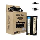 Bateria SOLESTE NP-F980 10.000mAh com Carregamento USB Tipo C Para Leds, Cameras E Fimadoras Bateria SOLESTE NP-F980 10.000mAh com Carregamento USB Tipo C Para Leds, Cameras E Fimadoras