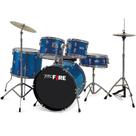 Bateria Spanking Pro Fire Azul Bb20" C/ Ferragens Cromada