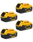 Bateria SUnMilY 20V 6.0Ah Kit com 4 Unidades Compatível com Dewalt