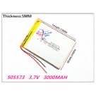 Bateria Tablet Gps Nova (2 Fios) 505573 3000mah 5x55x73mm Bateria Tablet Gps Nova (2 Fios) 505573 3000mah 5x55x73mm