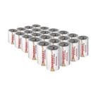 Bateria Tenergy LR20 D alcalina de 1,5 V, pacote com 24